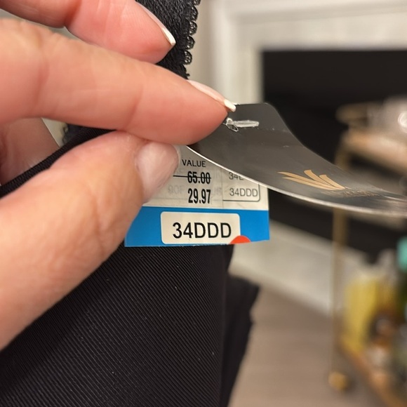 NWT WACOAL BLACK BRA
SIZE: 34 DDD - Picture 4 of 8